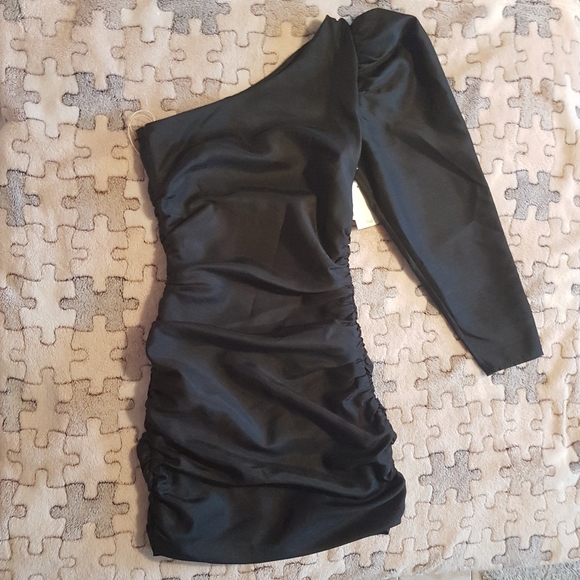 Aritzia Wilfred Rhapsody Dress Black NWT - Picture 2 of 8